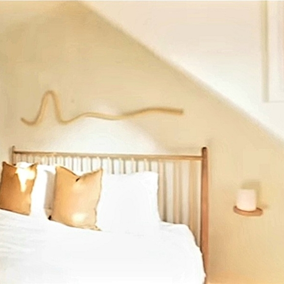 πͺ΄ Set of 2 Handmade Wooden 6" Diameter Floating Plant Shelves or Nightstands - Picture 16 of 17